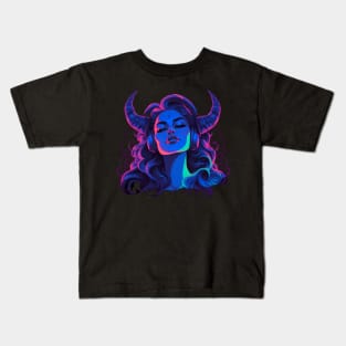Synthwave Fae DJ Demon Kids T-Shirt